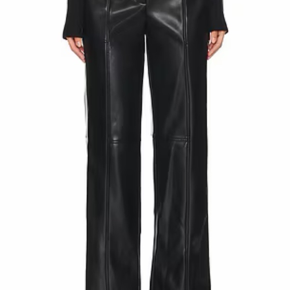 Simkhai Mackenzie 2 Women's Black Leather Pants